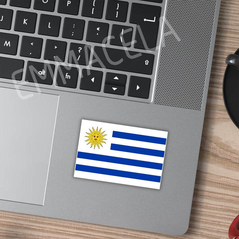 EMMACELA (3PCS) Uruquay Flag stickers, Countries Flag Stickers - Waterproof Vinyl Decals For Laptops, Tumblers, Water Bottles, Books, Scrapbooks, Size 3 x 2 Inch - Image 4